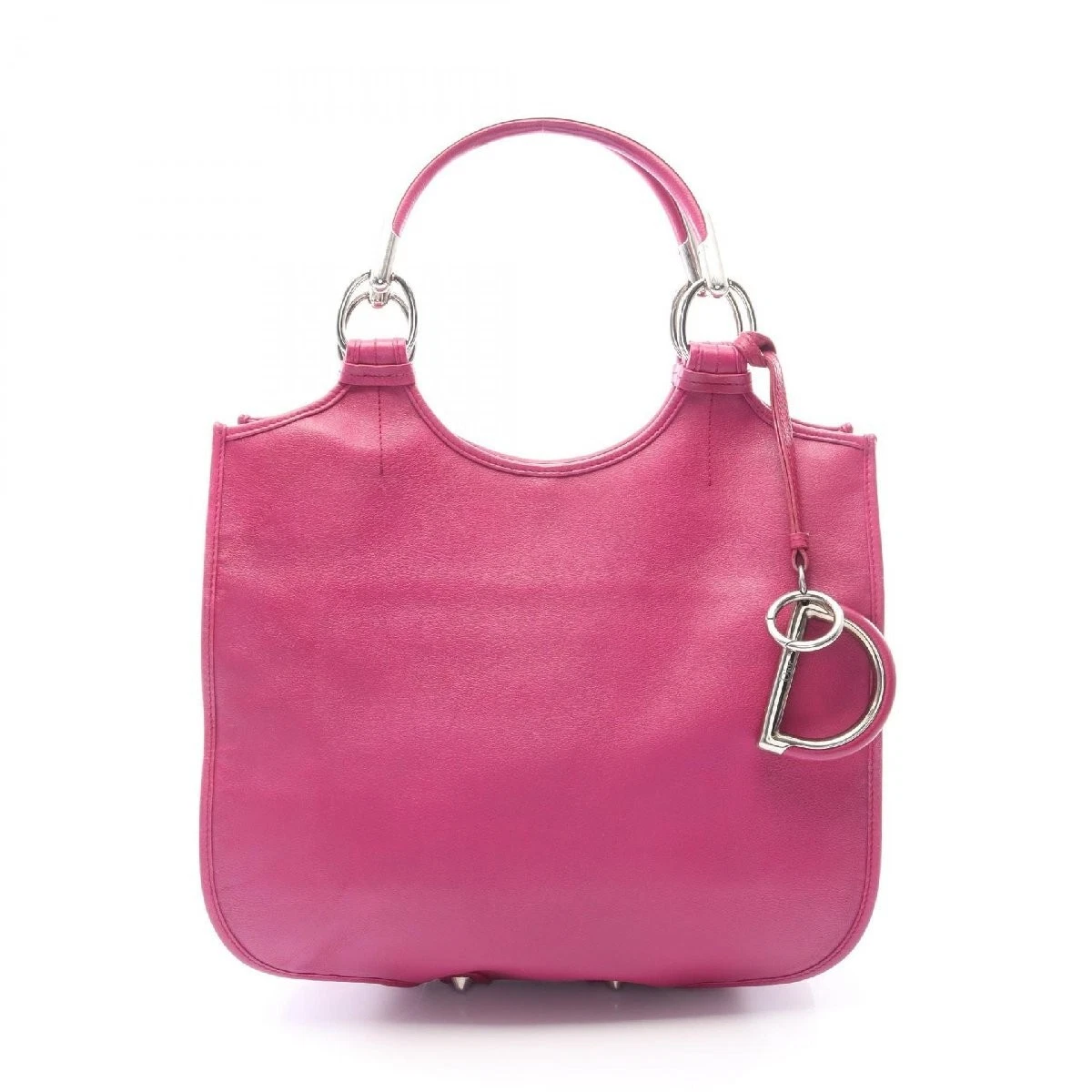 Bulk Purchase Dior D Charm Handbag Bag Leather Pink Used