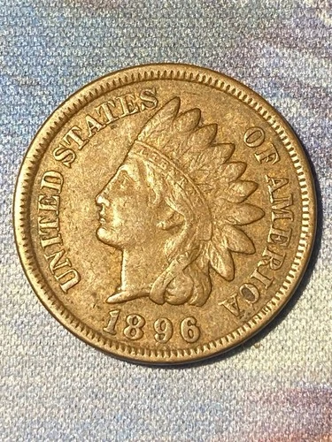 1896 Indian Head Cent VF BN