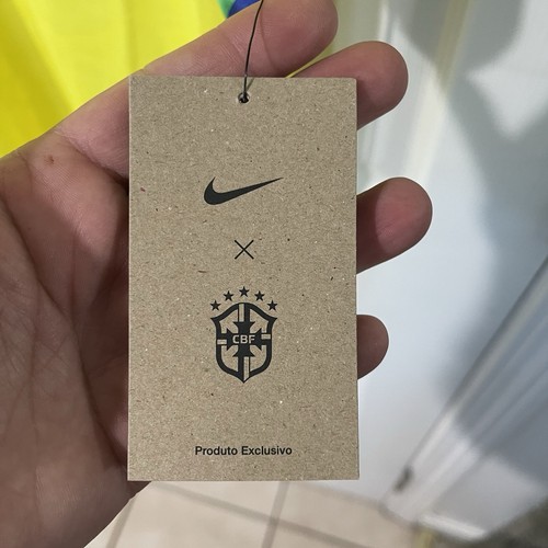 Nike Brazil 2022-2023 Yellow Home Soccer Jersey DN0680-742 Pick Your Size NEW - Picture 9 of 9