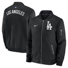 Los Angeles Dodgers Nike 2026 Authentic Collection Dugout Full-Zip Bomber Jacket