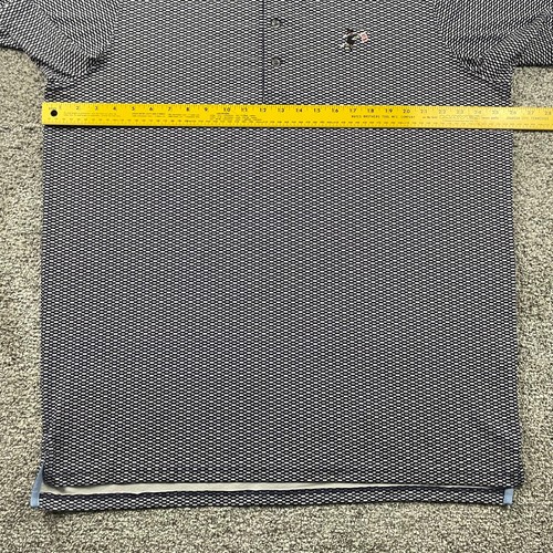 Camisa Polo Greyson Hombre Extra Grande Azul Rendimiento Geométrico Stanwich Club de Golf - Imagen 9 de 14