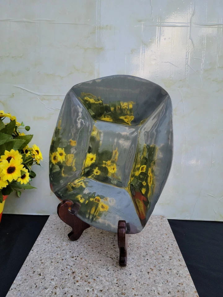 Plato cuadrado de aluminio para servir - 12" cuadrado Foto 2 de 4