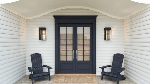 Quoizel BSW8409 Boswell 20" Tall Outdoor Wall Sconce - Black - Picture 3 of 7