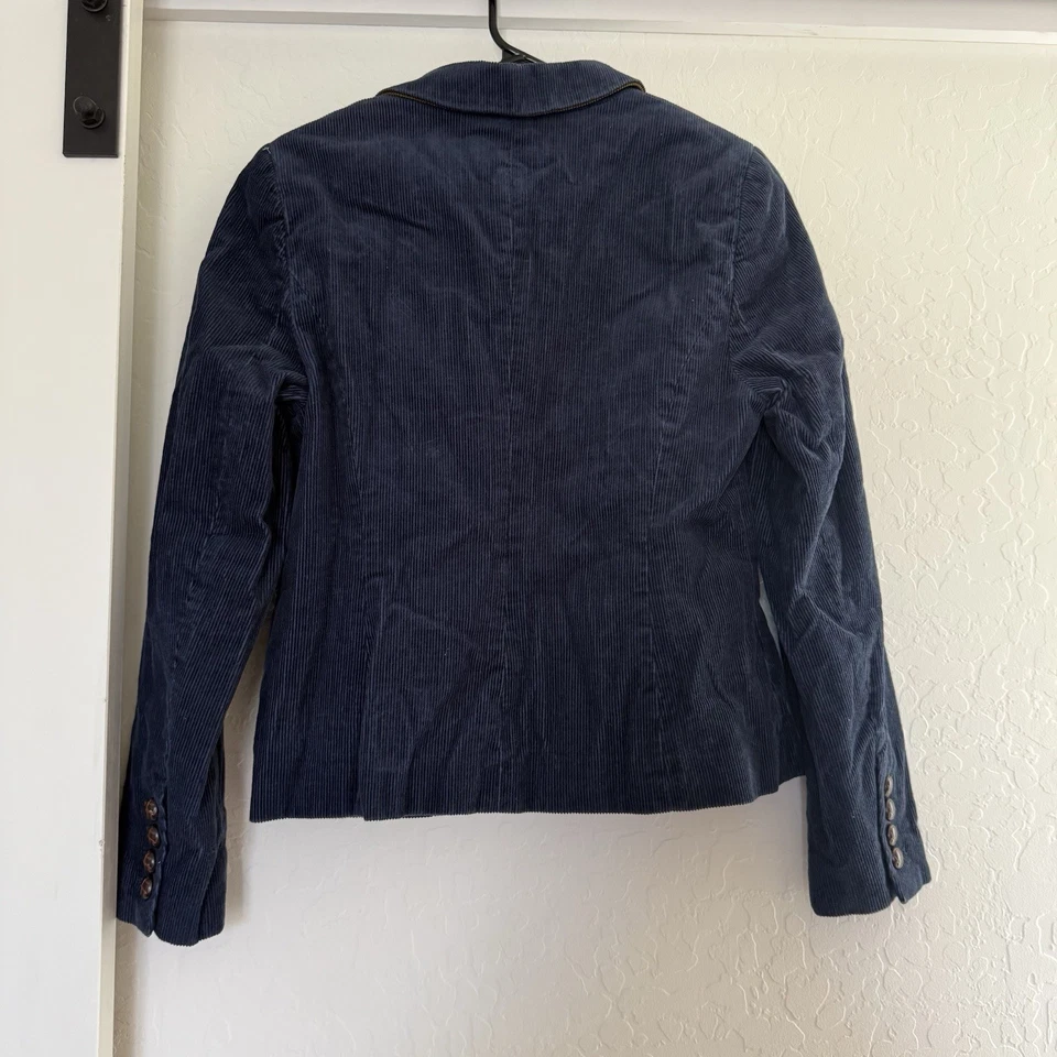 Boden Navy Corduroy Blazer Women’s Classic Preppy Old Money Academia Fall Jacket - Image 2 of 4