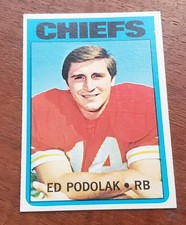 1972 Topps - Ed Podolak #82 Kansas City Chiefs Football NFL