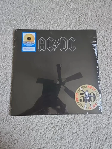 AC/DC Lp SEALED Back In Black  50th Anniversary Gold Vinyl SEALED