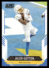 2021 Panini Score Jalen Guyton #240 Los Angeles Chargers NFL Football Base Set