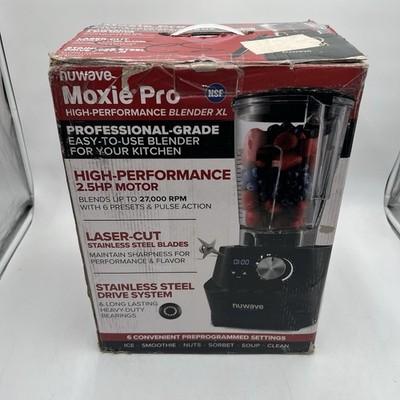 NuWave Moxie Commercial Blender Vacuum Smoothie Blender with 2.5HP Motor