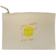 Canvas-Clutch / Zubehörkoffer "You Make The Sun Shine For Me" (CL00039472)