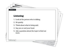 SKILLSTREAMING THE ELEMENTARY SCHOOL CHILD-SKILL POSTERS By Ellen Mcginnis NEW