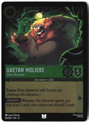 Gaetan Moliere - Clever Burrower 80/204 Wilds of Unknown Uncommon Cold Foil