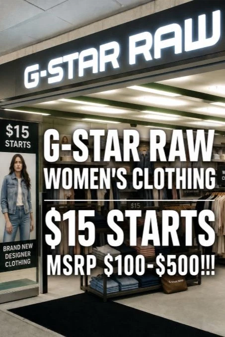 $15 G STAR RAW!! BRAND NEW WOMEN'S DESIGNER CLOTHING!!!