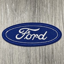Ford Motors Emblem Blue Patch Embroidered Iron 2.5x3.5 Inch Ford Motors Emblem Blue Patch Embroidered Iron 2.5x3.5 Inch