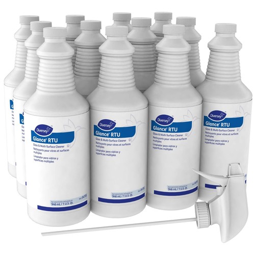 Diversey Glass and MultiSurface Cleaner 32 oz, 12 Count