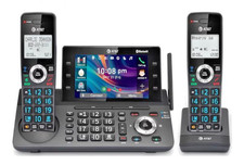 AT&T DLP73290 2-Handset DECT Cordless Phone System Digital Answering 5-inch Disp