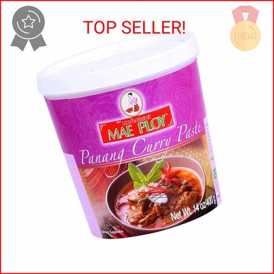 Mae Ploy Panang Curry Paste, Authentic Thai Panang Curry Paste for Thai Curries 