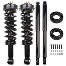 1.5" Front Leveling Kit & Front Struts & Rear Shocks For 2009-2012 Ford F150 2WD