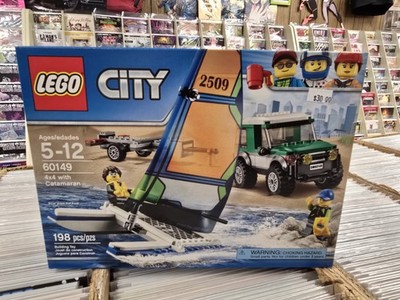 LEGO 60149 City 4x4 With Catamaran New In Sealed Box