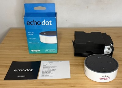 Amazon Echo Dot 2nd Gen ''Evian Water'' PROMO! White (RS03QR) Alexa Smart Speaker