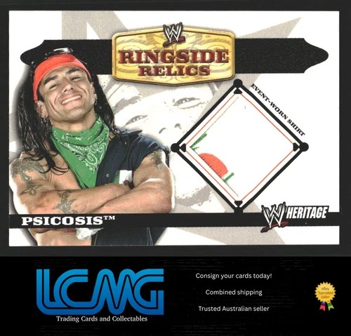 2006 Topps Heritage II WWE #NNO Psicosis Ringside Relics G6L