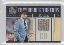2008 Donruss Elite Throwback Threads 145/199 Tom Landry #TTS-25 HOF 0n64