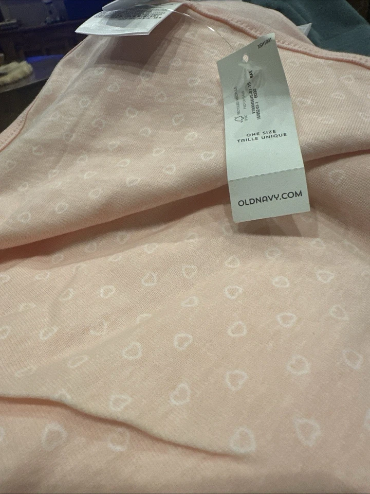 Antigua Manta Bebé Elefante Rosa Azul Marino Nueva con Etiquetas Reversible Algodón Lovey Seguridad Rara Foto 2 de 2