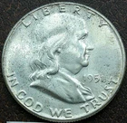 US 1951 Franklin Half Dollar **