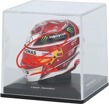 Lewis Hamilton Mercedes-AMG Petronas F1 Team Signed Red 19 Champ US Mini Helmet