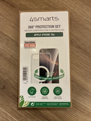 4smarts 360° Premium Protection Set für Apple iPhone 16e MagSafe-kompatibel