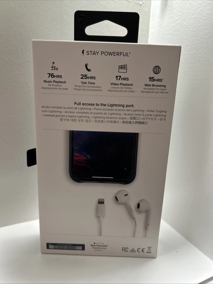 Mophie juice pack blue for Apple  standard easy Use - Image 3 of 4