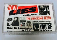 Guns n' Roses - G n' R Lies EP Cassette Tape 1988 Geffen Records Hard Rock VG+