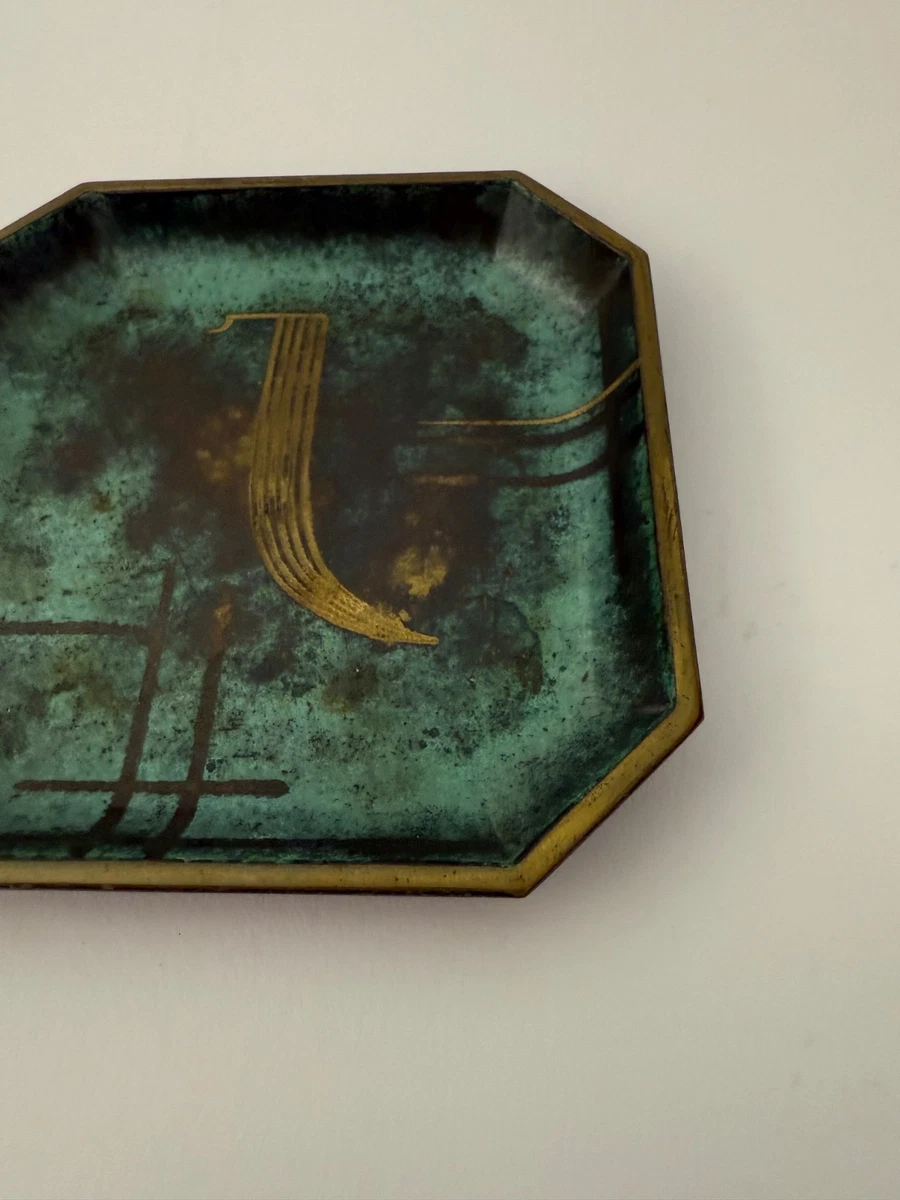 Antique WMF Ikora Square Dish by Paul Haustein