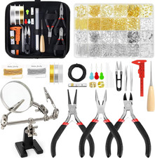 Jewelry Making Supplies Kits Repair Tools for Adults with Pliers, Wires
