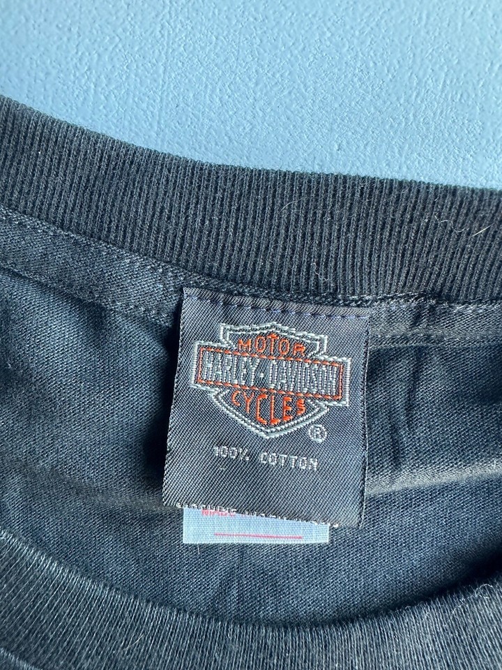 GREAT Harley Davidson International T Shirt Black Size Medium eBay