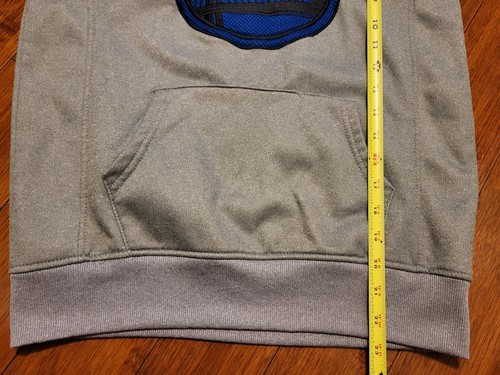 NBA Golden State Warriors Youth Hoodie Sweatshirt Gray & Blue Size L (14-16) - Picture 3 of 8
