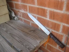 1900s Antique 11" Blade NICHOLS BROS. *** 2XL Carbon Carving Slicing Knife USA