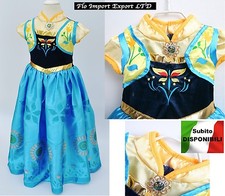 Frozen Fever Vestito Carnevale Anna - Dress up Anna Costumes 789040