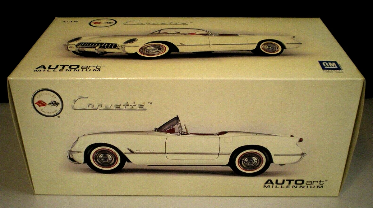 1953 CHEVROLET CORVETTE Polo White (AUTO art Millennium 1:18