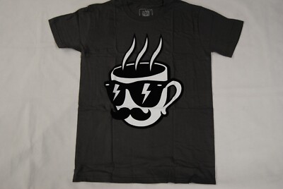 DISTURBING LONDON TEETASSE GRAU T-SHIRT NEU OFFIZIELLES TEIL FILZ WIE DRUCK EINGETÜTET
