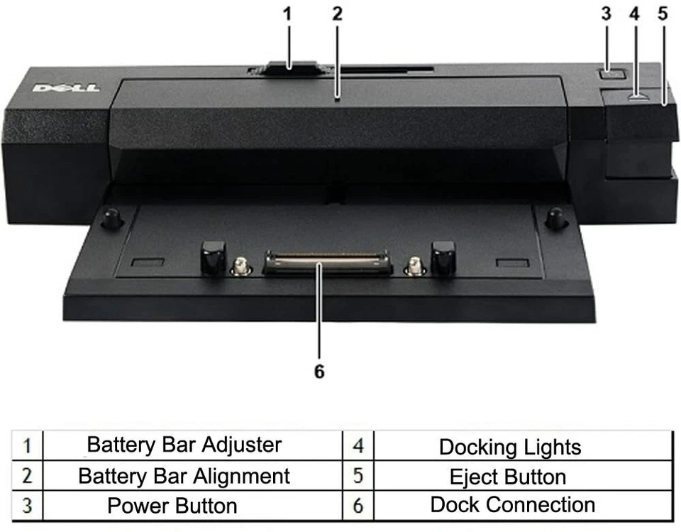 Dell Latitude E-Port Plus Advanced USB 3.0 Docking Station Port Replicator E Ser - Image 4 of 4