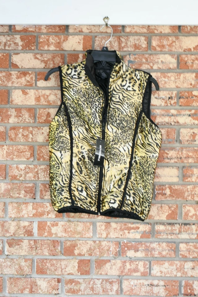 Live A Little Animal Print Sleeveless Vest NWT - Image 2 of 4