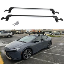 For Toyota Prius Prime 2017-2024 Roof Rack Cross Bars Cargo Carrier Kayak +Lock