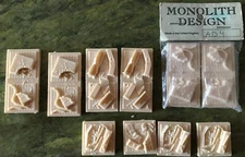 Monolith Design DEBRIS AND DAMAGE SCATTER TERRAIN x10