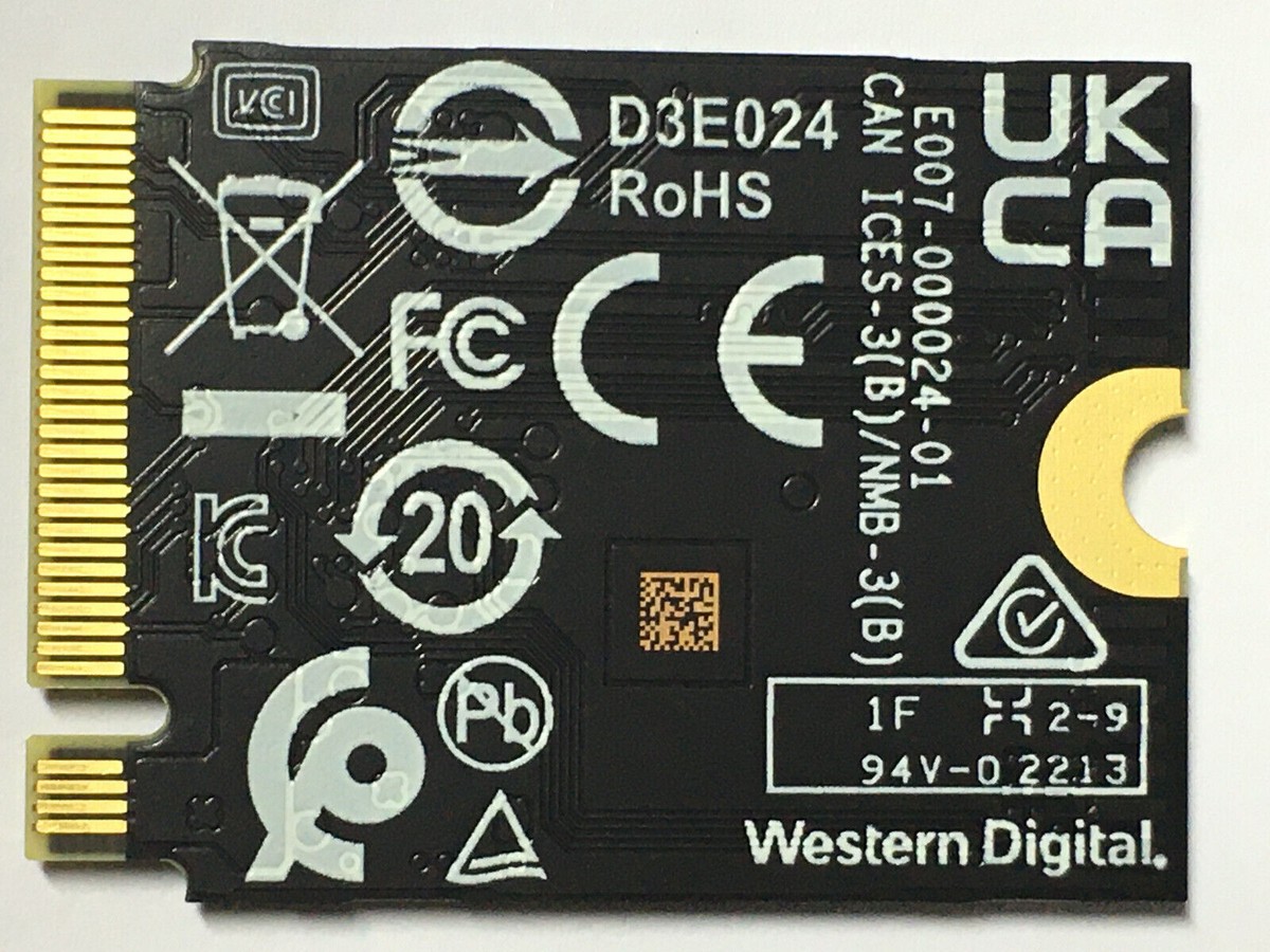 WD SN740 1TB M.2 2230 SSD NVMe PCIe For Steam Deck NVME Express