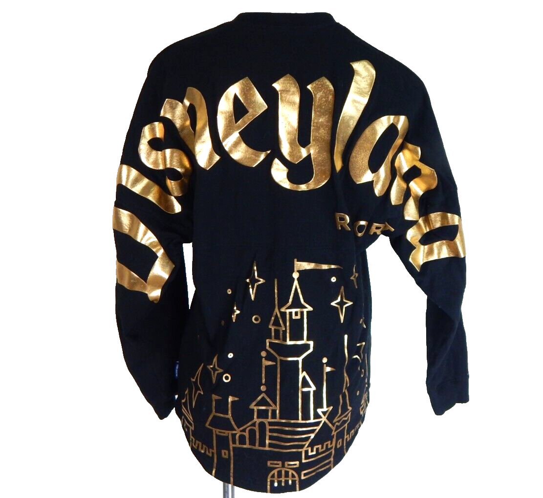 Disneyland XS Spirit Jersey Sleeping Beauty Castle Black