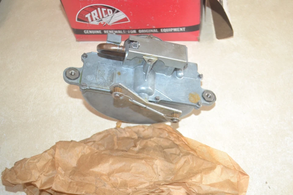 1956 57 58 59 60 Rambler American NOS Trico aspiradora limpiaparabrisas motor garantía AMC Foto 2 de 4