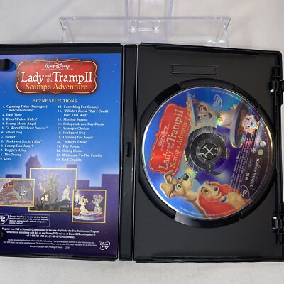 Lady and the Tramp II: Scamps Adventure (DVD, 2006) 786936701982| eBay