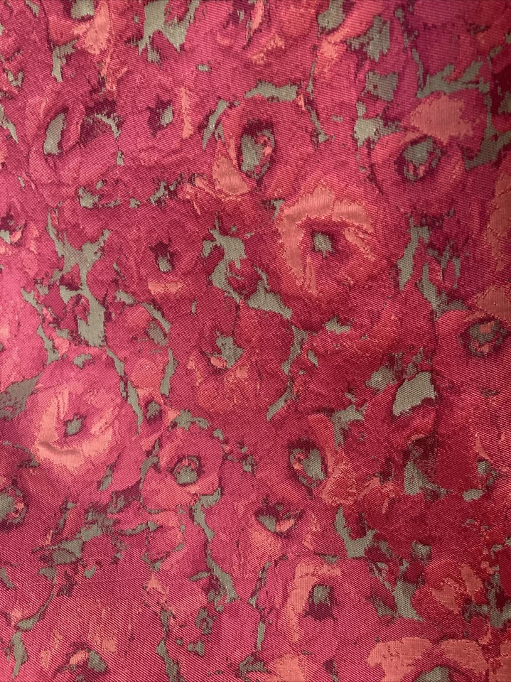 Romo Black Edition Fabric Floreale 7570/01 Petunia Silk Remnant 1.9 Yds + Scrap - Image 4 of 4