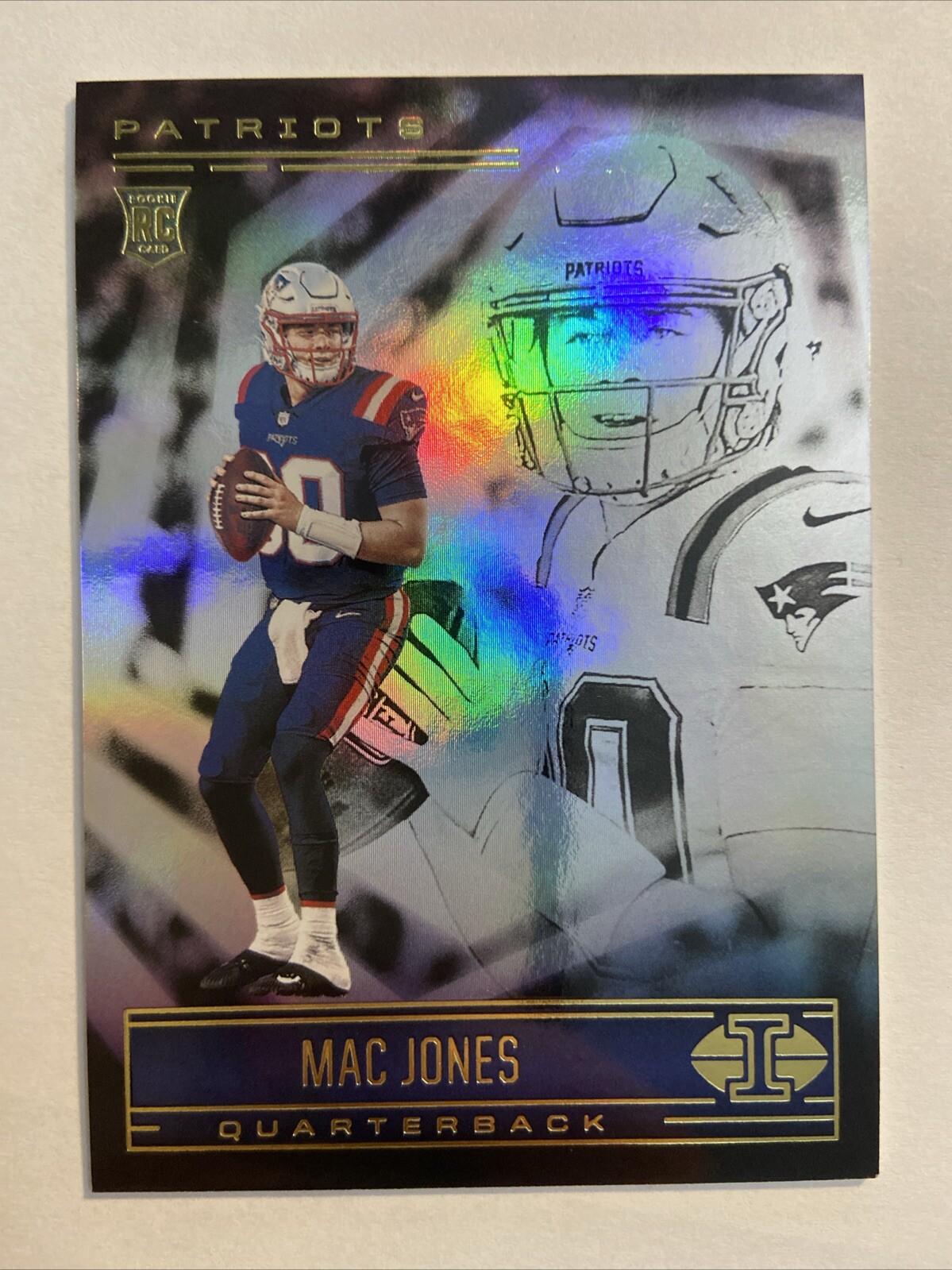 2021 Panini Illusions Mac Jones RC #64 Hobby Base New England Patriots