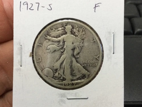 1927-S Walking liberty half dollars in Fine  original